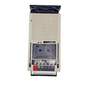 Califone 3432AV Vintage Auto Stop Cassette Recorder Audio Tape Player Works